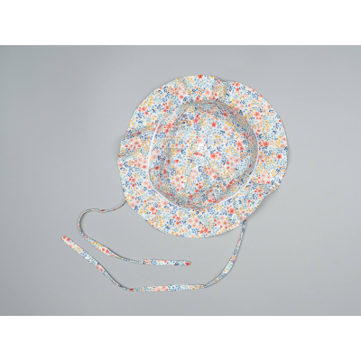 OUTLET - sombrero flores coral