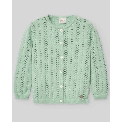 chaqueta punto verde "granja"