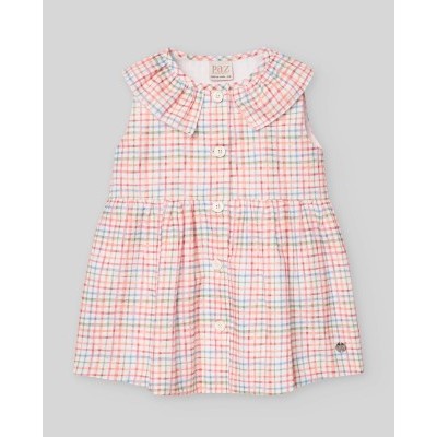 vestido cuadros "granja"