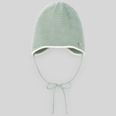 gorro orejeras verde empolvado