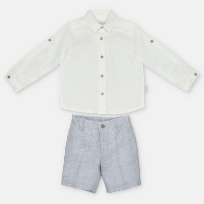 conjunto ceremonia niño azul