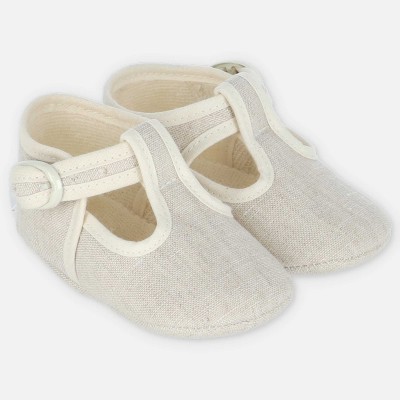 sandalia lino color arena