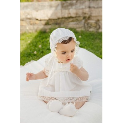 vestido bautizo con ranita