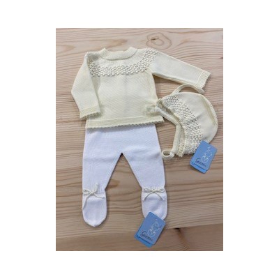 conjunto amarillo con capota