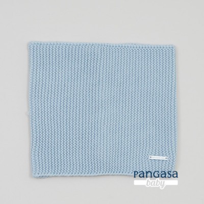 cuello bufanda celeste...