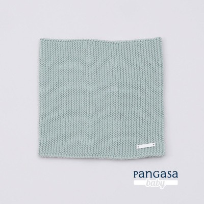 cuello bufanda verde empolvado