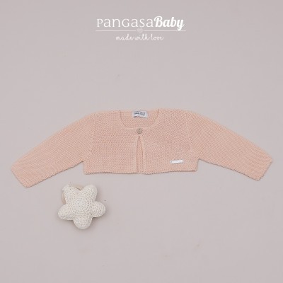 chaqueta corta melocotón