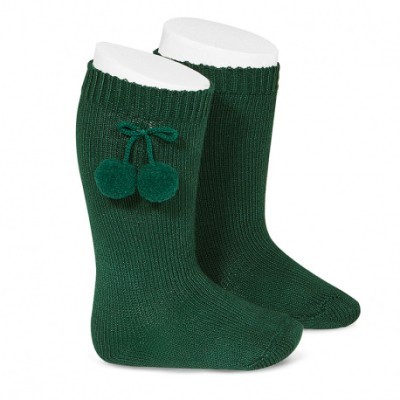 calcetines borlas verde...