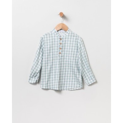 camisa dalmatas azul