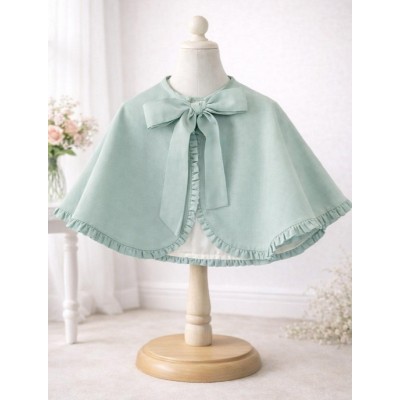 capa ceremonia lino verde agua