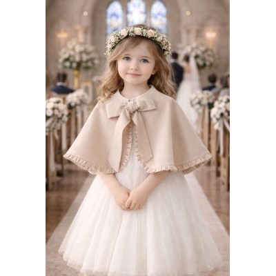 capa ceremonia lino camel