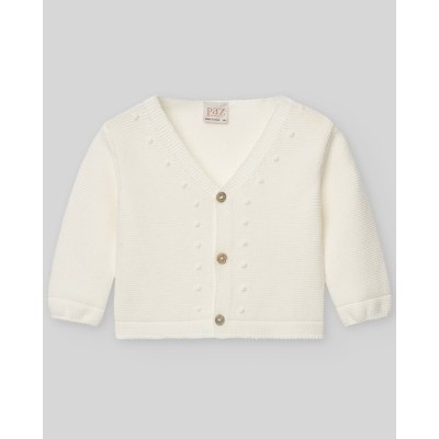 chaqueta punto crudo