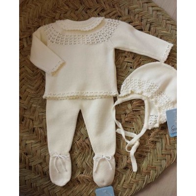 conjunto prematuro amarillo