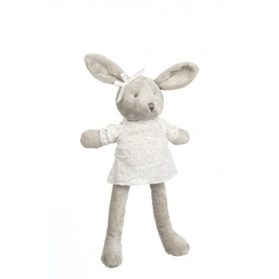 CONEJITO VESTIDO GRIS