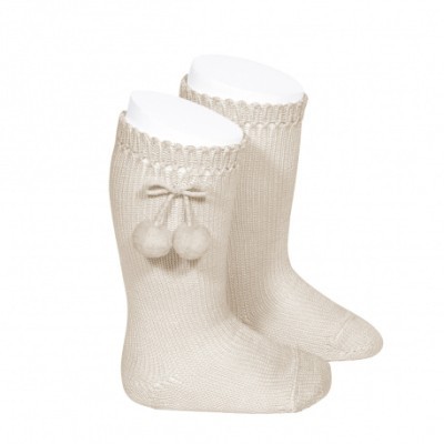 calcetines perlé lino (304)