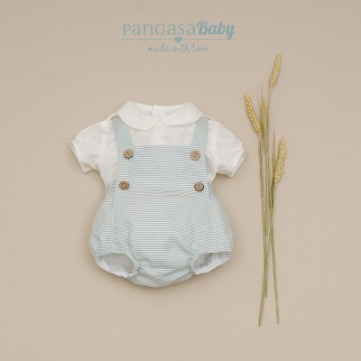 conjunto peto rayas mint