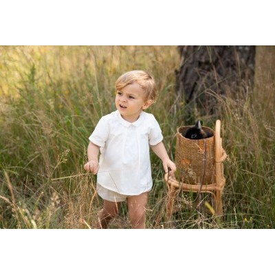 conjunto niño césar blanco