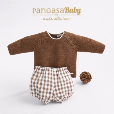 conjunto niño chocolate