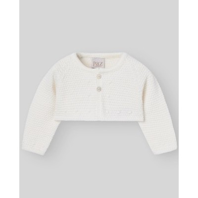 chaqueta punto crudo