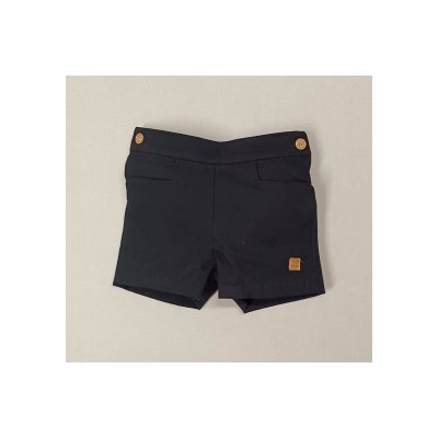 pantalón corto sarga negro