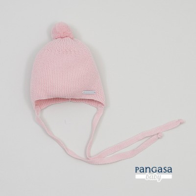 gorro orejero bebe rosa...