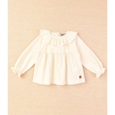 blusa volante bebé