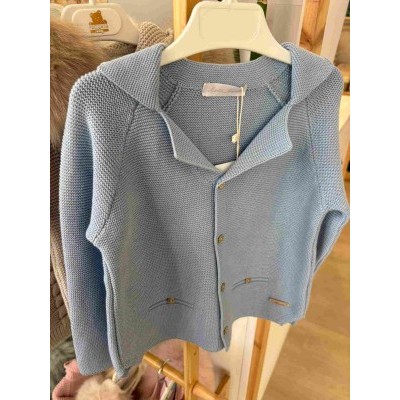 chaqueta punto niño azul