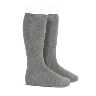calcetines lisos gris claro...