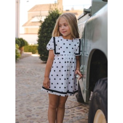 OUTLET - vestido niña lunares