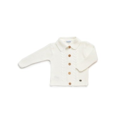 chaqueta larga crudo