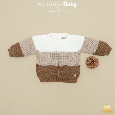 jersey rayas chocolate