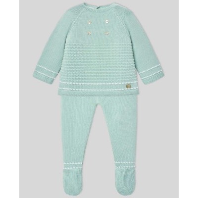 conjunto verde agua