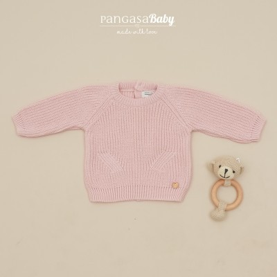 jersey punto rosa empolvado
