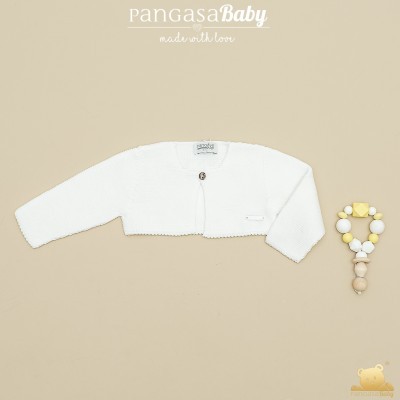 chaqueta punto marfil