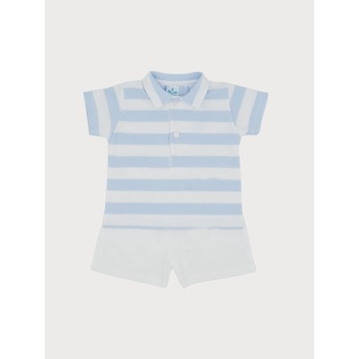 conjunto polo rayas