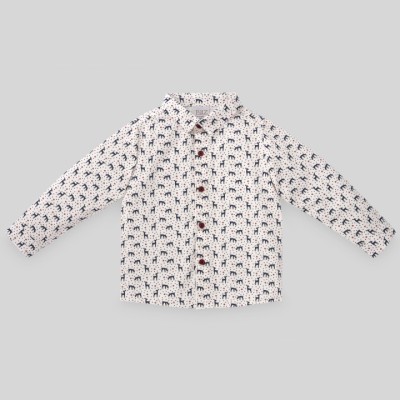 camisa niño renos navidad