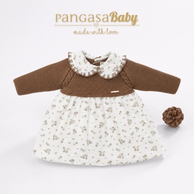 vestido punto chocolate