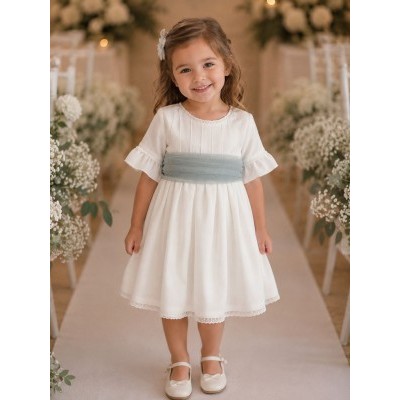 vestido tul verde agua Martina