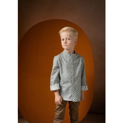 camisa cuadros verde