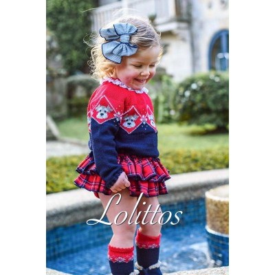 conjunto niña terrier